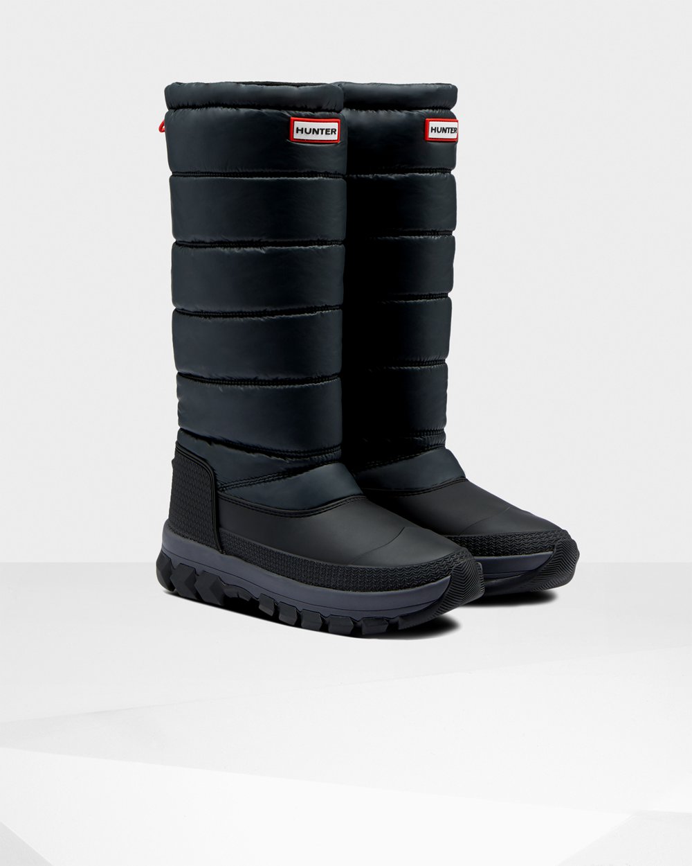 Hunter Kar Çizme Bayan Siyah - Original Insulated Tall - Türkiye MS2351704